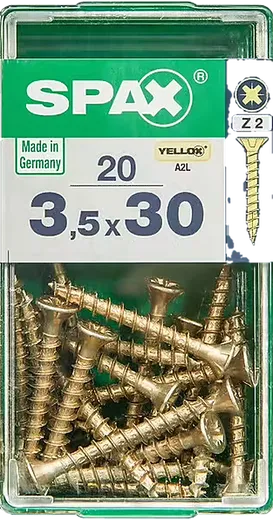 SPAX PZ CE 3.5X30 A2L