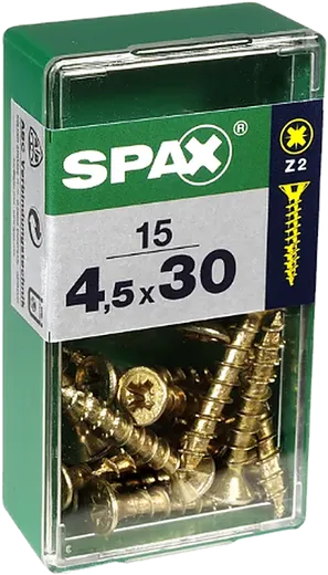 SPAX CP bicro 4,5x30 S 15 pzs