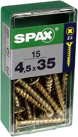 SPAX CP bicro 4,5x35 S 15 pzs