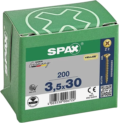 SPAX PZ CE 3.5X30 A2L