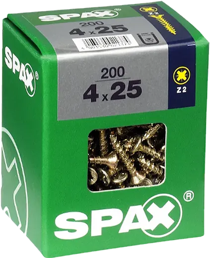 SPAX CP bicro 4x25 L 200 pzs