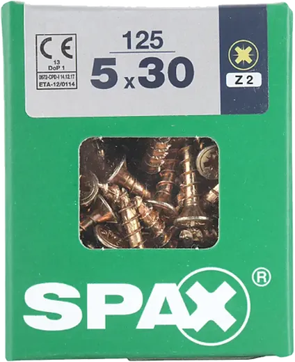 SPAX CP bicro 5x30 L 125 pzs