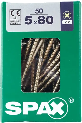 SPAX CP bicro 5x80 L 50 pzs