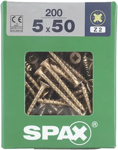 SPAX CP bicro 5x50 XL 200 pzs