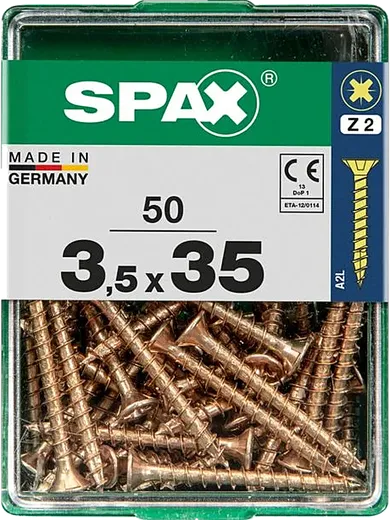 SPAX PZ CE 3.5X35 A2L