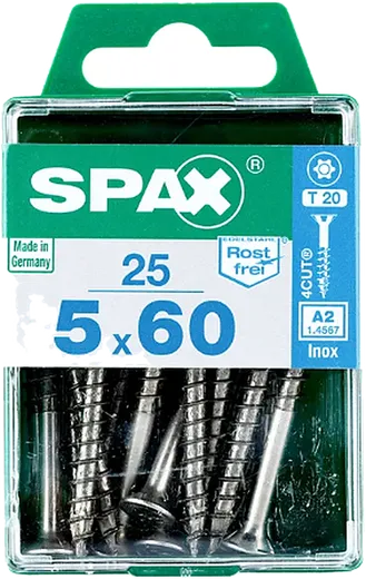 SPAX CP bicro 5x60 M 25 pzs