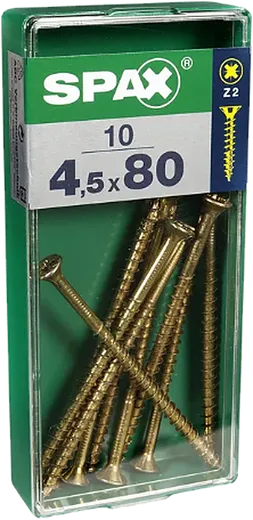 SPAX CP bicro 4,5x80 M 10 pzs