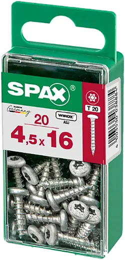 SPAX CP bicro 4,5x16 S 20 pzs