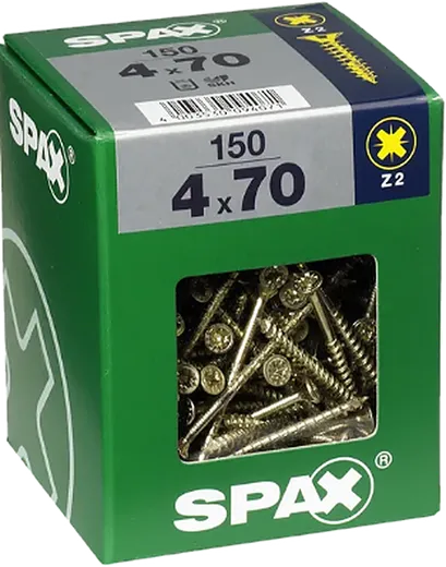 SPAX CP bicro 4x70 XL 150 pzs