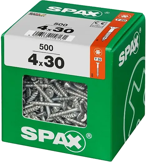 SPAX TRX CP Wirox 4x30 XXL 500 pzs