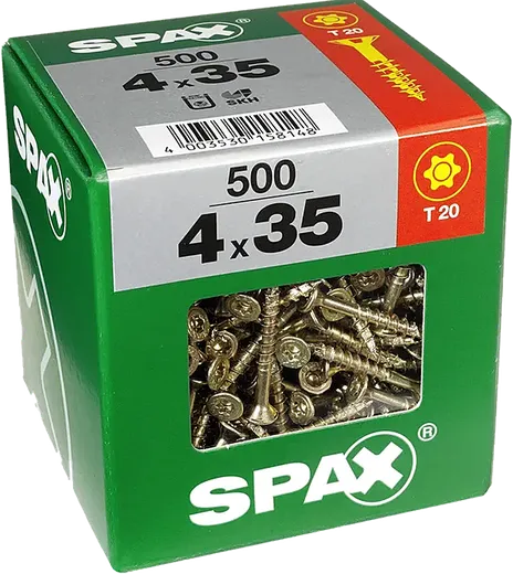 SPAX TRX CP Wirox 4x35 XXL 500 pzs