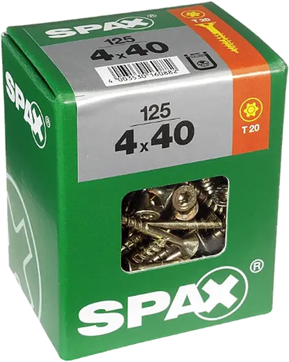 SPAX TRX CP Wirox 4x40 L 125 pzs