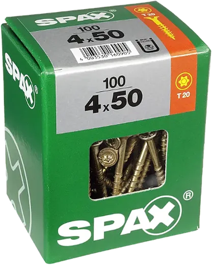 SPAX TRX CP Wirox 4x50 L 100 pzs