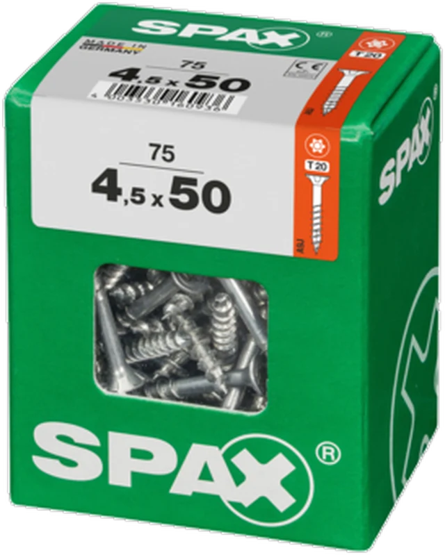 Parafuso SPAX Trx Cp Wirox 4,5x50mm (75 un)