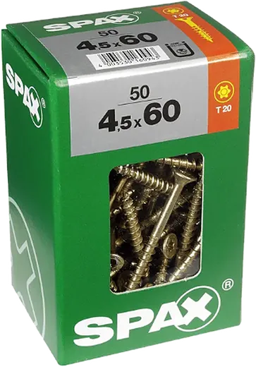 SPAX TRX CP Wirox 4,5x60 L 50 pzs