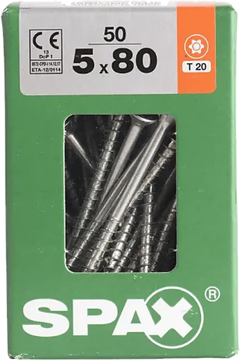 SPAX TRX CP Wirox 5x80 L 50 pzs