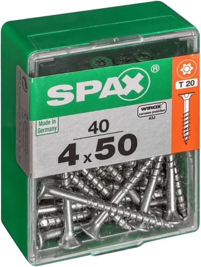 SPAX TRX CP Wirox 4x50 M 40 pzs