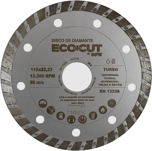 D Diamantado Eco Turbo O200-SI 125X2,5X22,23