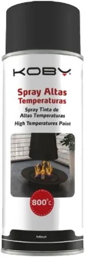 Spray Acrilico Alta Temp Aluminio Koby