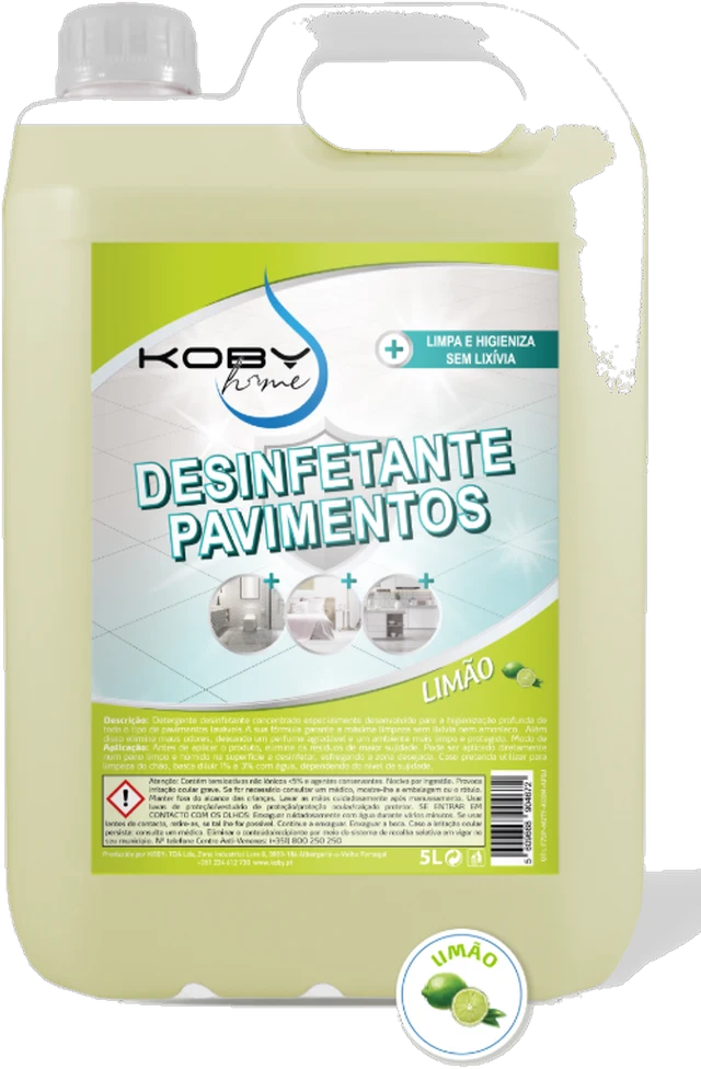 Desinfetante Pavimentos Limão 1000ml Koby Home
