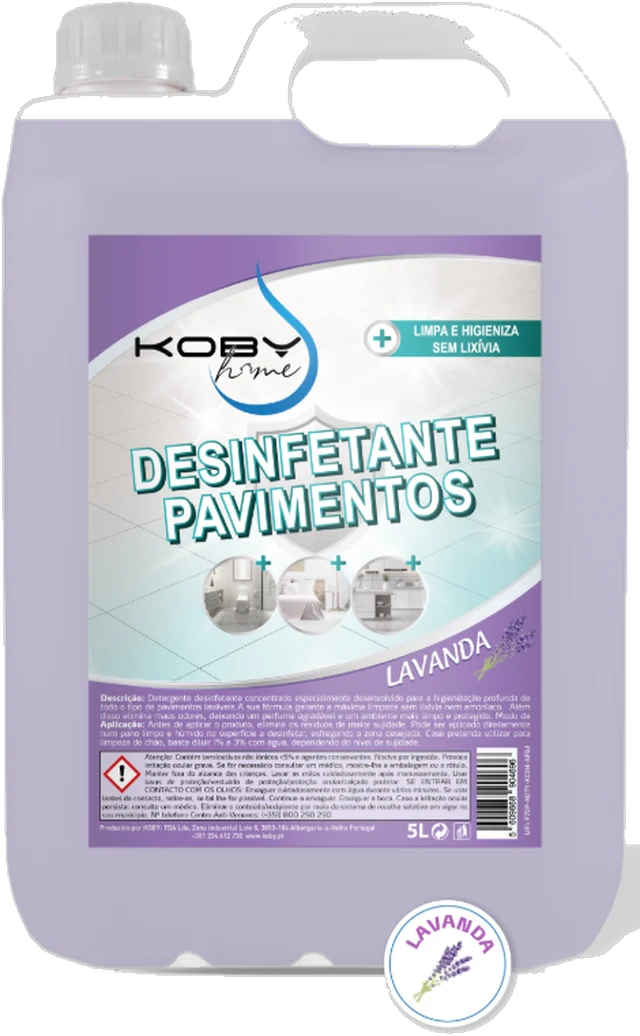 Desinfetante Pavimentos Lavanda 1000ml Koby Home