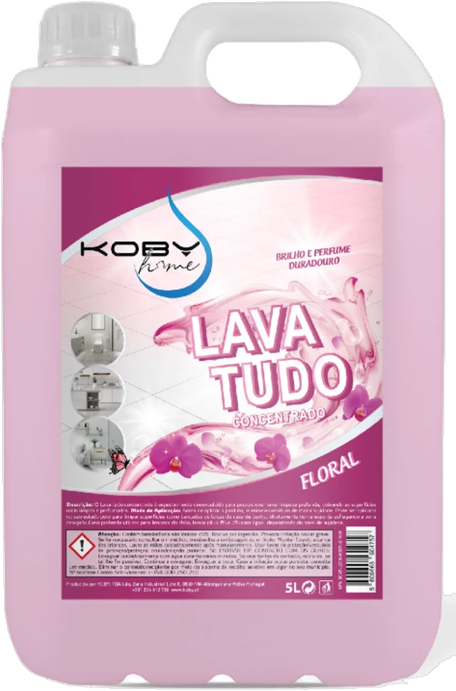 Lava-Tudo Concentrado Floral 1500ml Koby Home