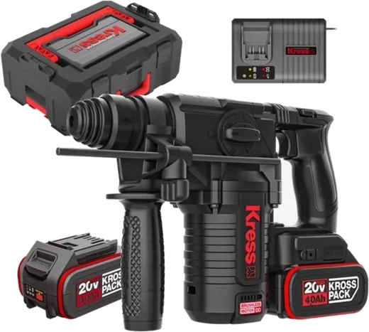 KUC61.2-Martelo Perfurador Brushless 2,2J 20V 2bat 4Ah