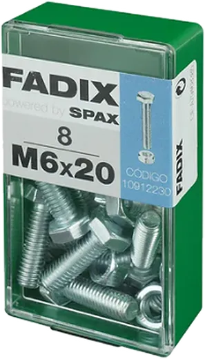 Pf. Cab. Sextavada DIN 933 c/ Porcam 6x20 mm 8und S