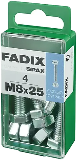 Pf. Cab. Sextavada DIN 933 c/ Porcam 8x25 mm 4und S