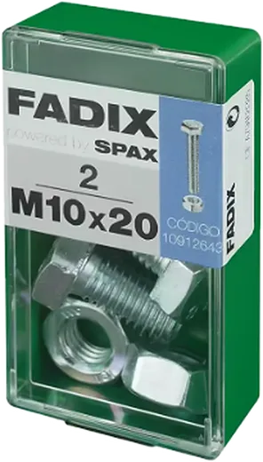 Pf. Cab. Sextavada DIN 933 c/ PorcaM10x20 mm 2und S