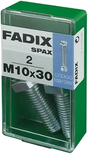 Pf. Cab. Sextavada DIN 933 c/ PorcaM10x30 mm 2und S