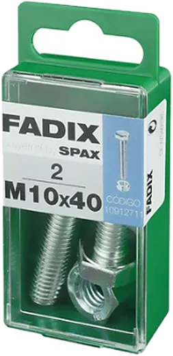 Pf. Cab. Sextavada DIN 933 c/ PorcaM10x40 mm 2und S