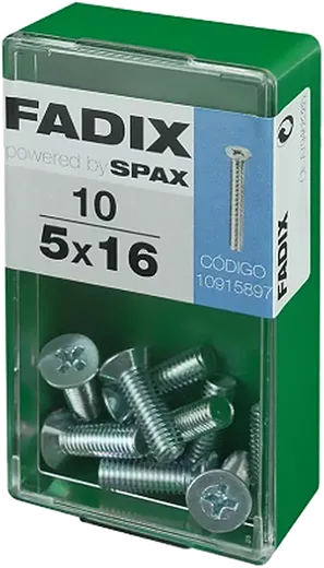 Pf. Métrico Cab. Embeber DIN 965M 5x16 mm 10und S