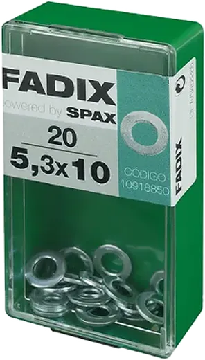 Anilha DIN 125 5,3x10 mm 20und S