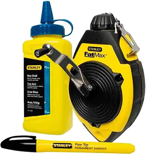 Tiralinhas FatMax® 30m + Giz + Marcador Preto