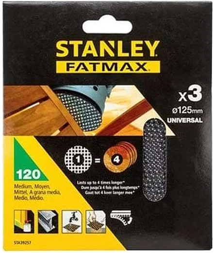 3 Folhas De Lixa Malhagem 125mm para multilixadora