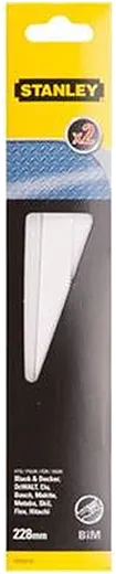 2 lâminas onduladas Bimetálicas para corte médio em metal. L 240 mm